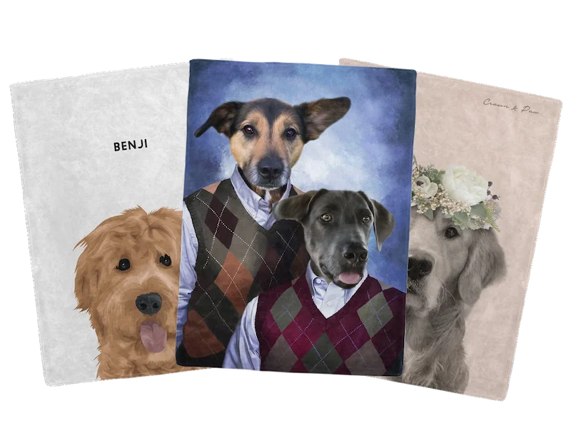 Custom Pet Blankets