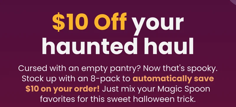 $10 off your haunted haul