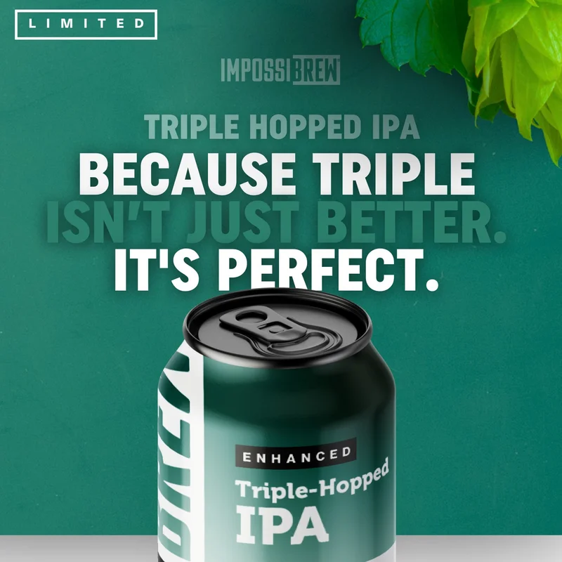 Triple Hopped IPA - Now Available.