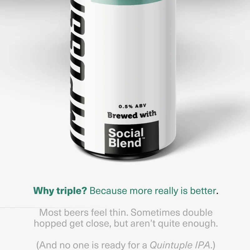 Why triple? Because more really is better.