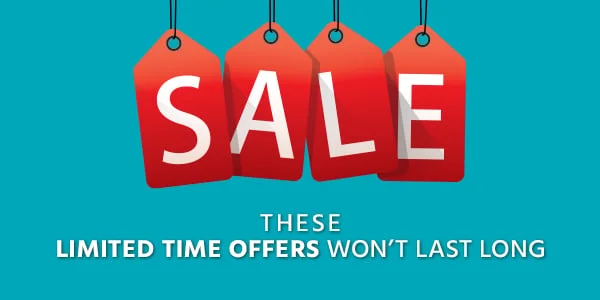 Sale These Limited Time Offers won't last Long