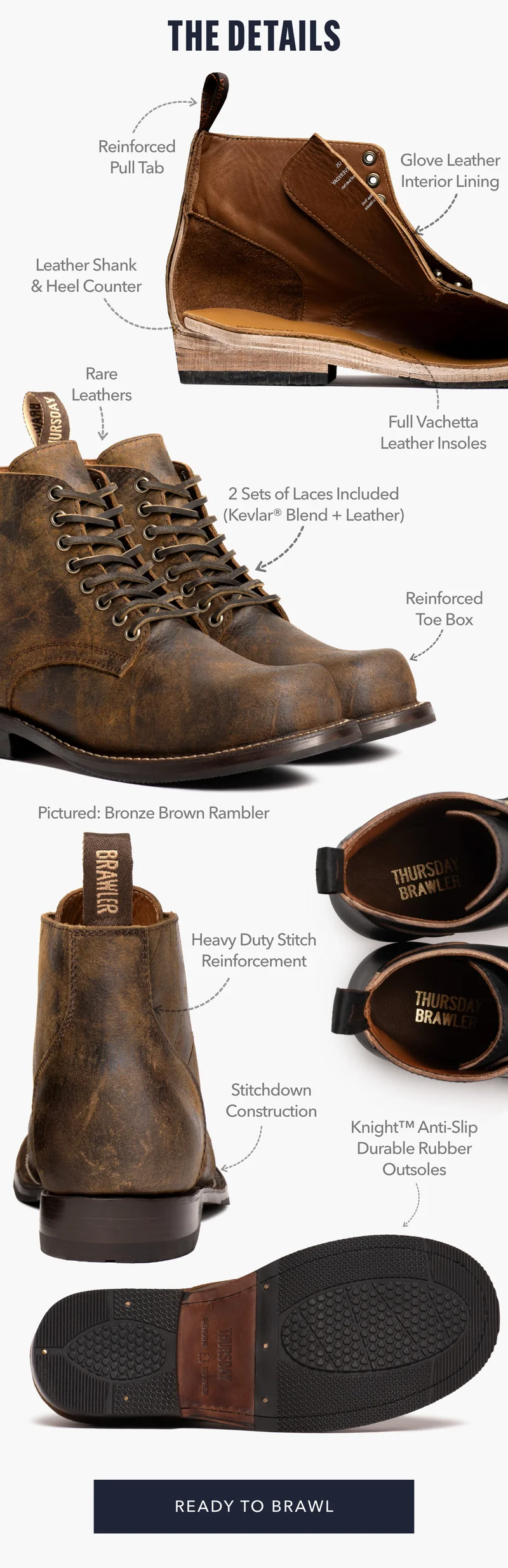 Bronze Brown Rambler Details