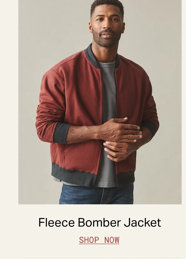 Men's Fleece Bomber