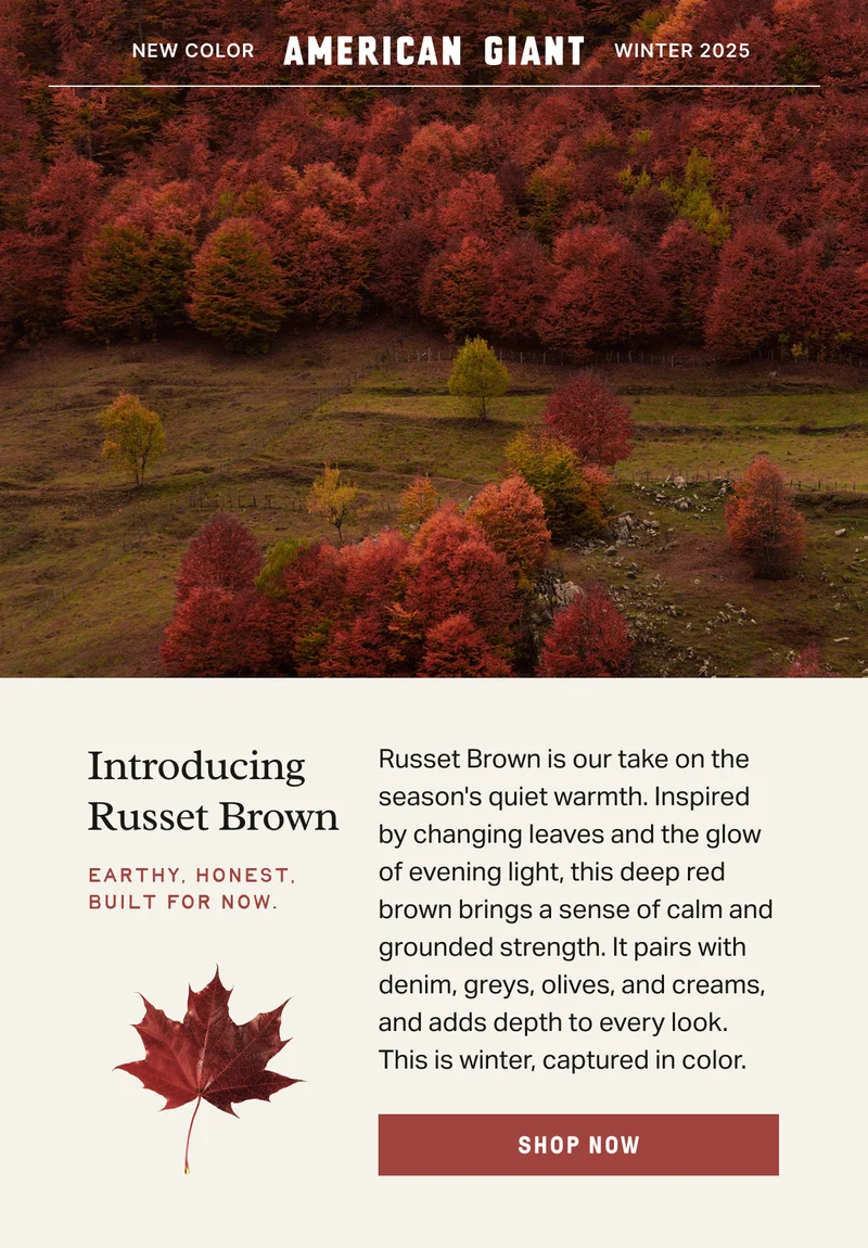 Introducing, Russet Brown
