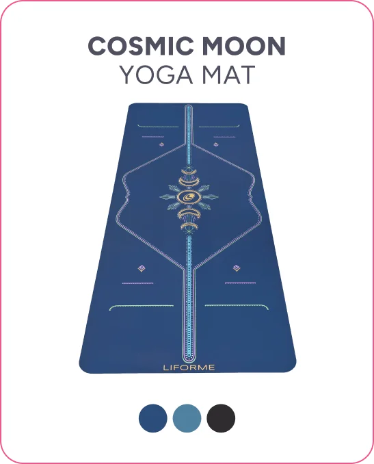 Cosmic Moon Yoga Mat