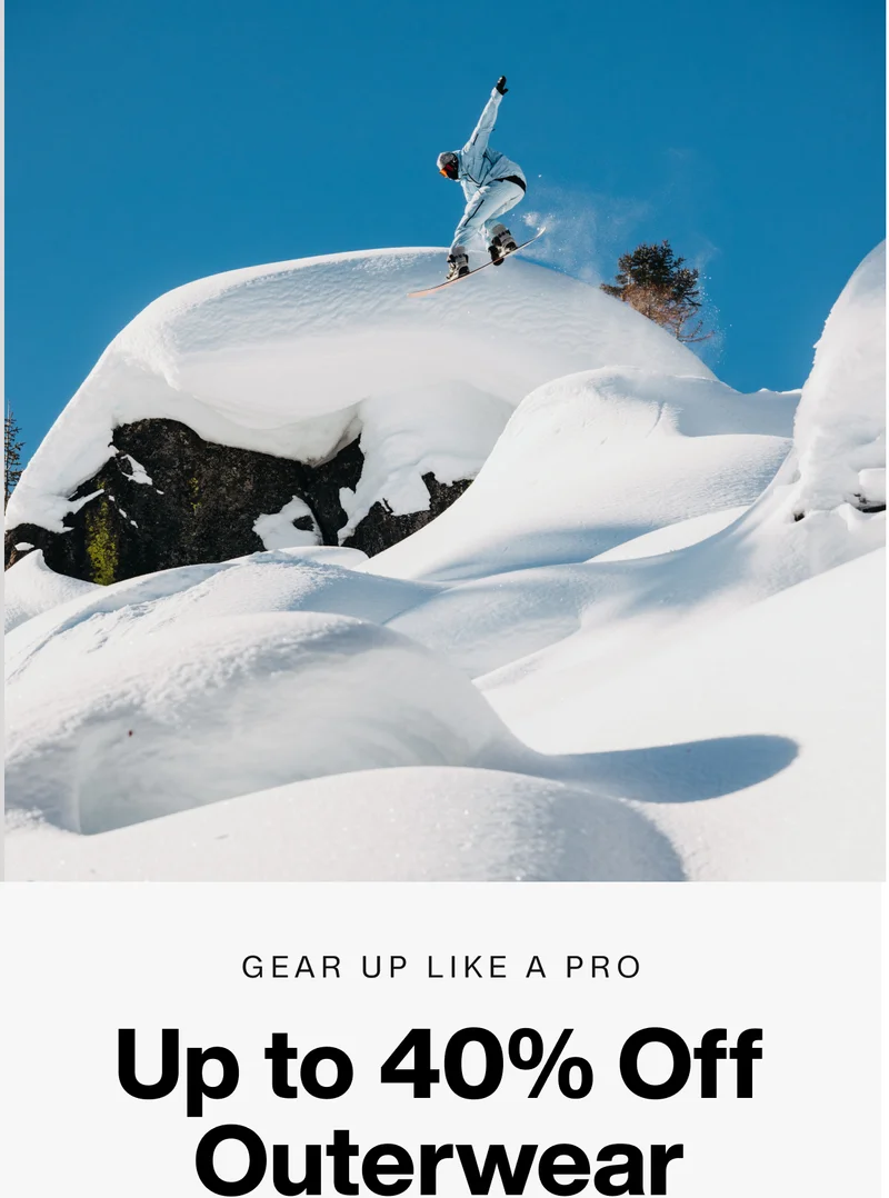 Score Up to 40% Off on Outerwear