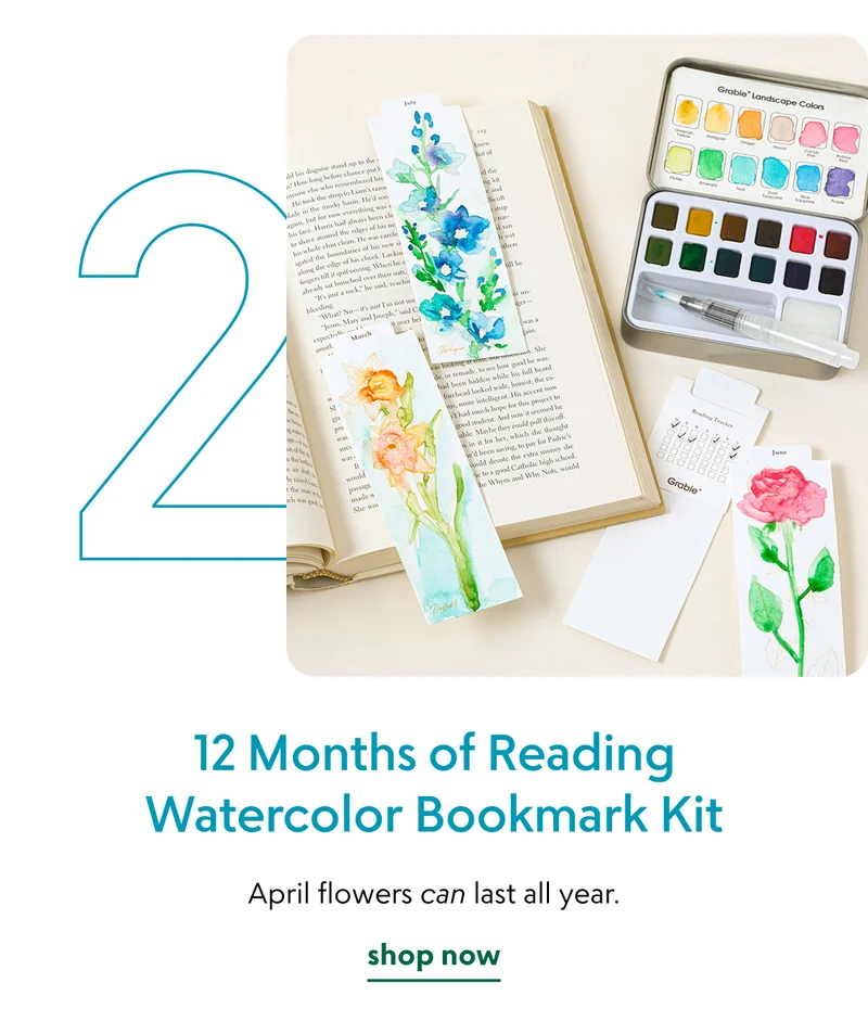 12-months-of-reading-watercolor-bookmark-kit