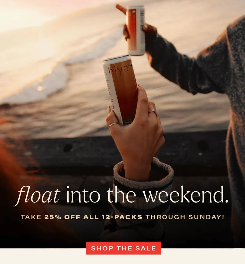 FLOAT INTO THE WEEKEND: take 25% OFF all 12-packs through sunday! [SHOP THE SALE]