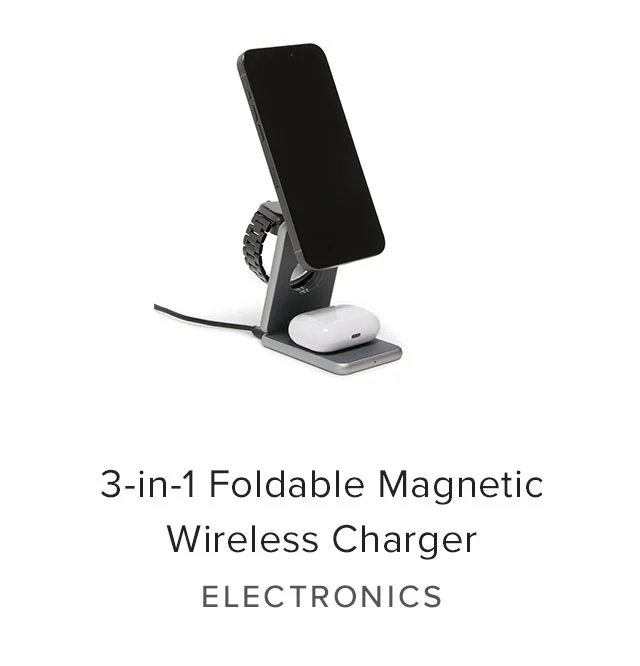 3-in-1 Foldable Magnetic Wireless Charger