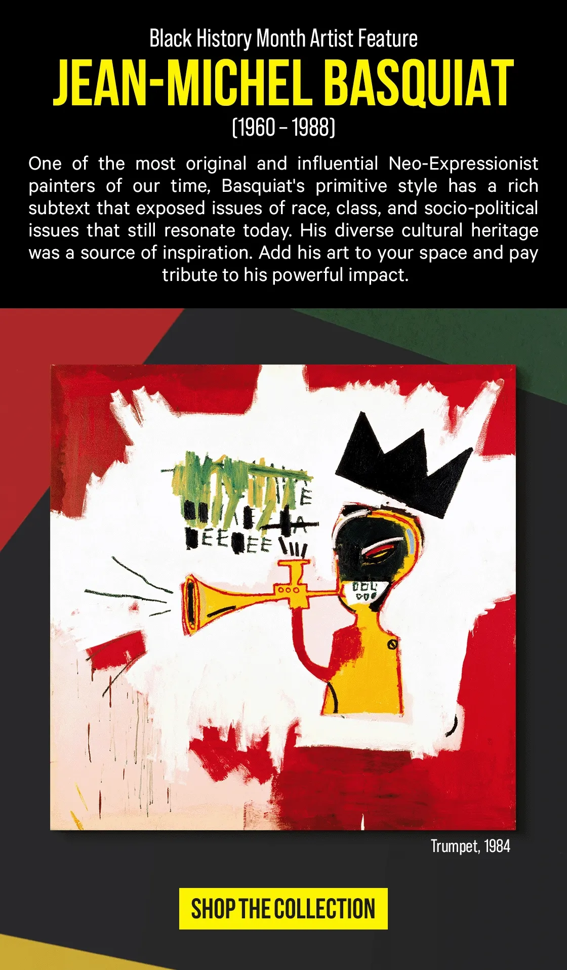 Black History Month Artist Feature: Jean-Michel Basquiat (1960 – 1988)