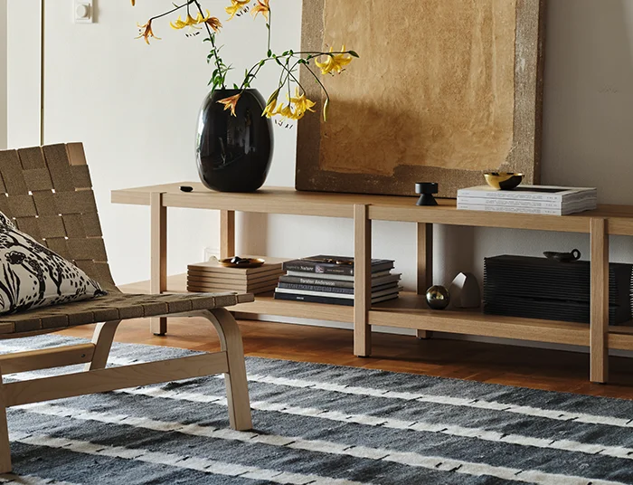 Living room with Stockholm products