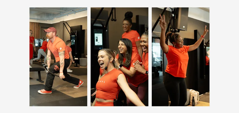 Coach Ash’s Heart Hustle workout, images from AHA TTL activation
