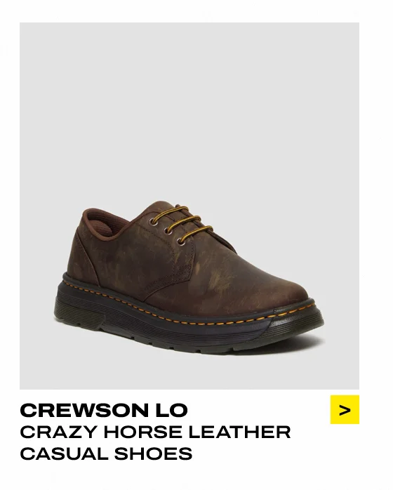 Crewson Lo Crazy Horse Leather Casual Shoes