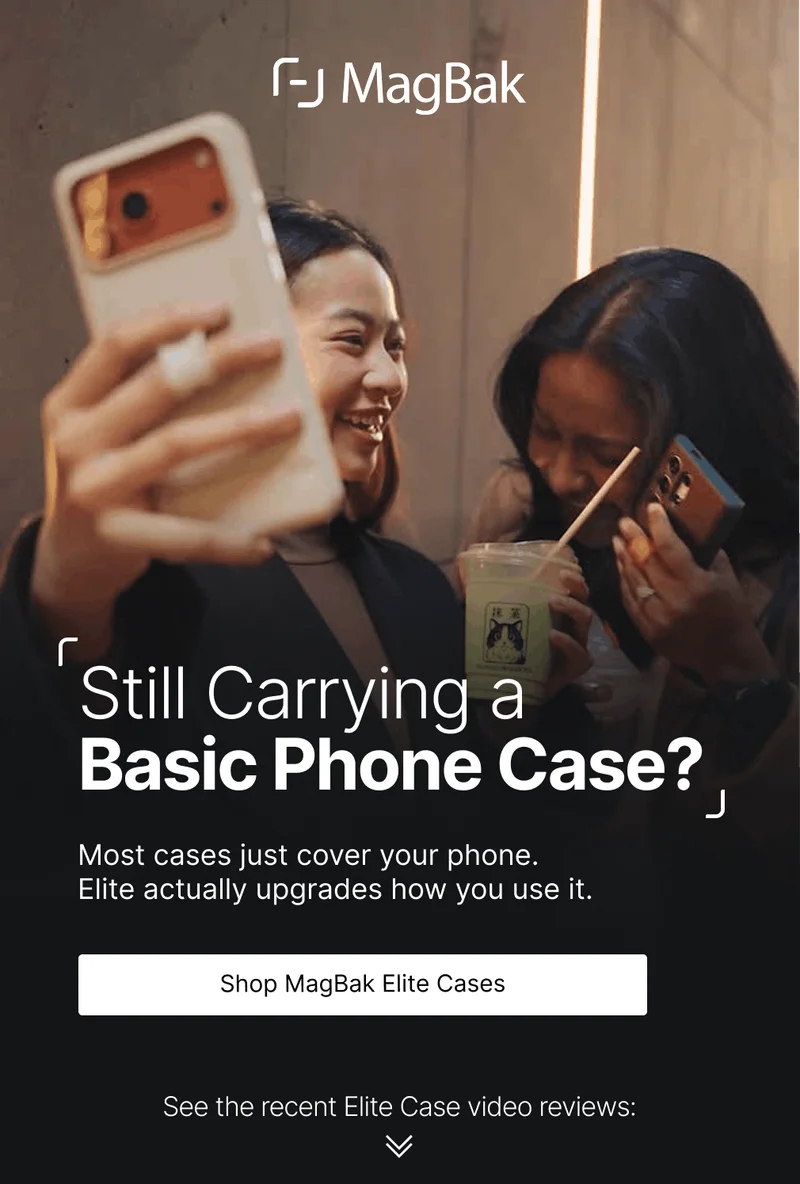 Still Carrying a Basic Phone Case? Most cases just cover your phone. Elite actually upgrades how you use it. See the recent Elite Case video reviews: