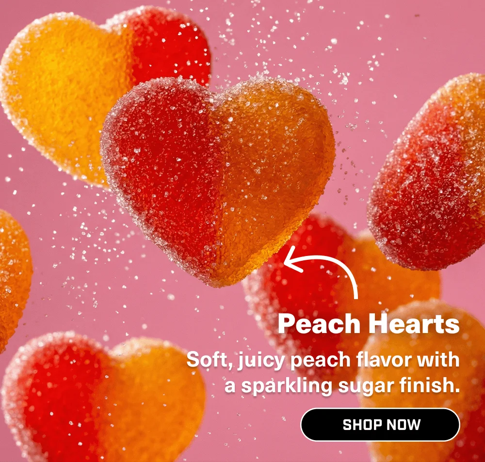 Try Peach Hearts