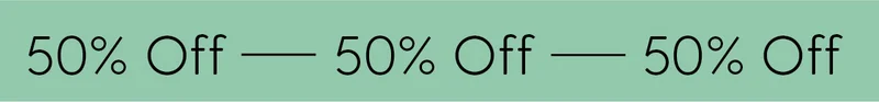 50% Off