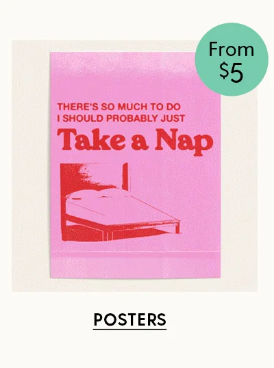 From $5 | Shop Posters