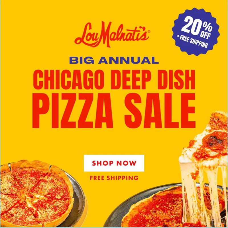 Lou Malnati's Pizza Sale Lou Malnati's Pizza Sale