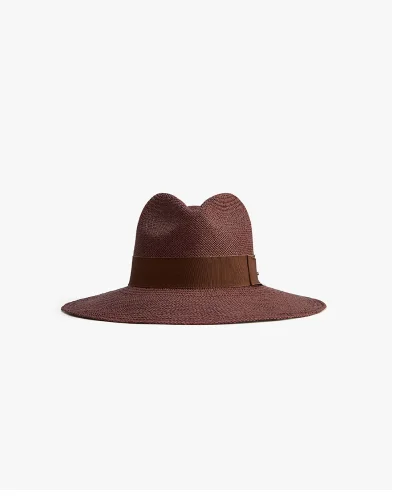Packable Wide Brim Ecuador Hat Cocoa