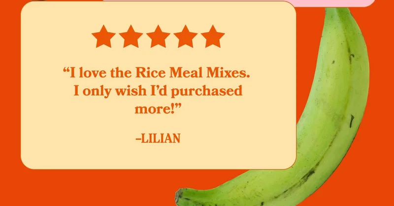 “I love the Rice Meal Mixes. I only wish I’d purchased more!” ⭐⭐⭐⭐⭐