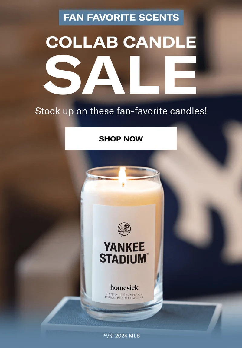 FAN FAVORITE SCENTS | COLLAB CANDLE SALE | Stock up on these fan-favorite candles! | SHOP NOW