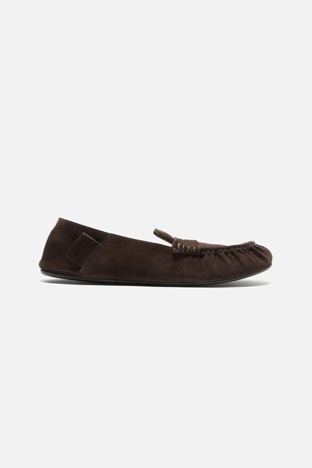 Leather loafers