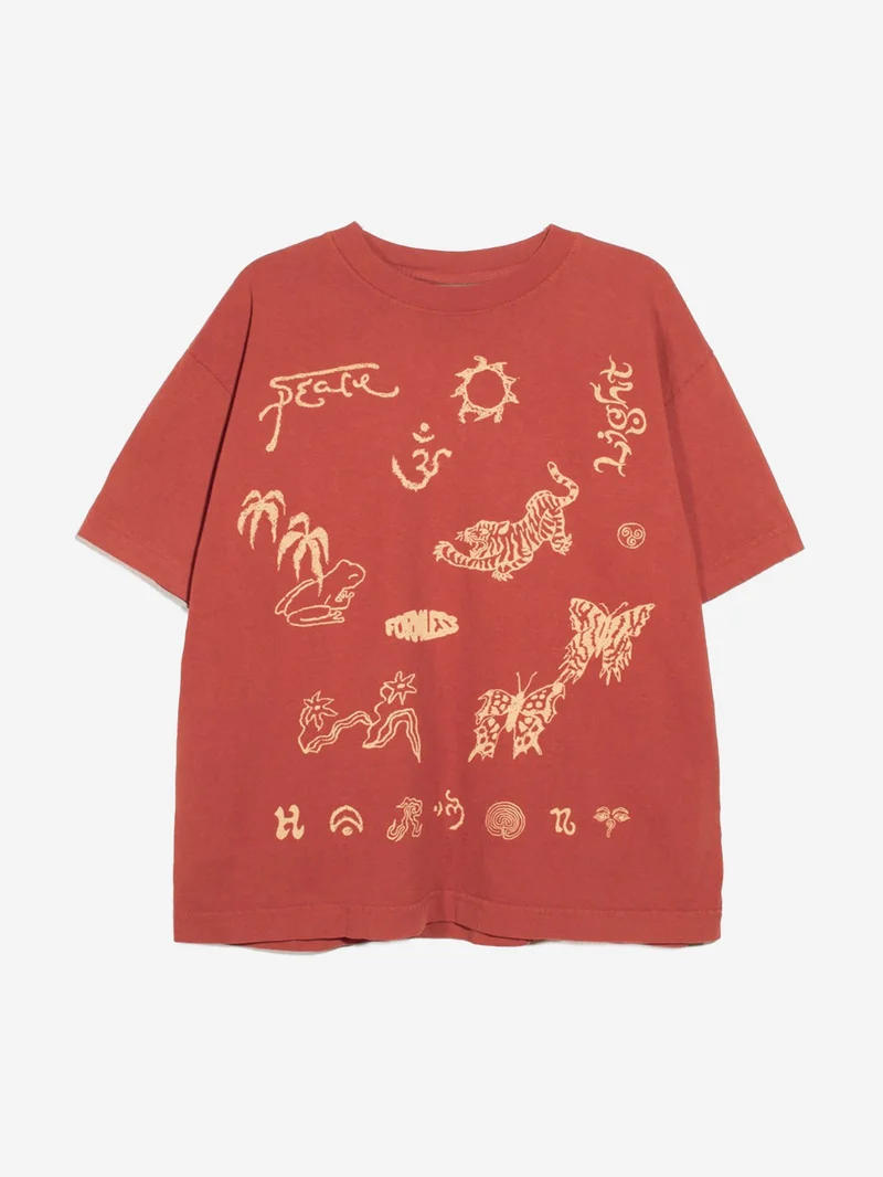 Image of Extra Vitamins Harmony Tee - Faded Red