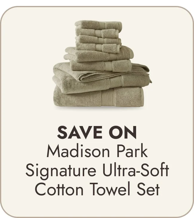 Madison Park Signature 800GSM Ultra-Soft 100% Cotton Absorbent Towel Set