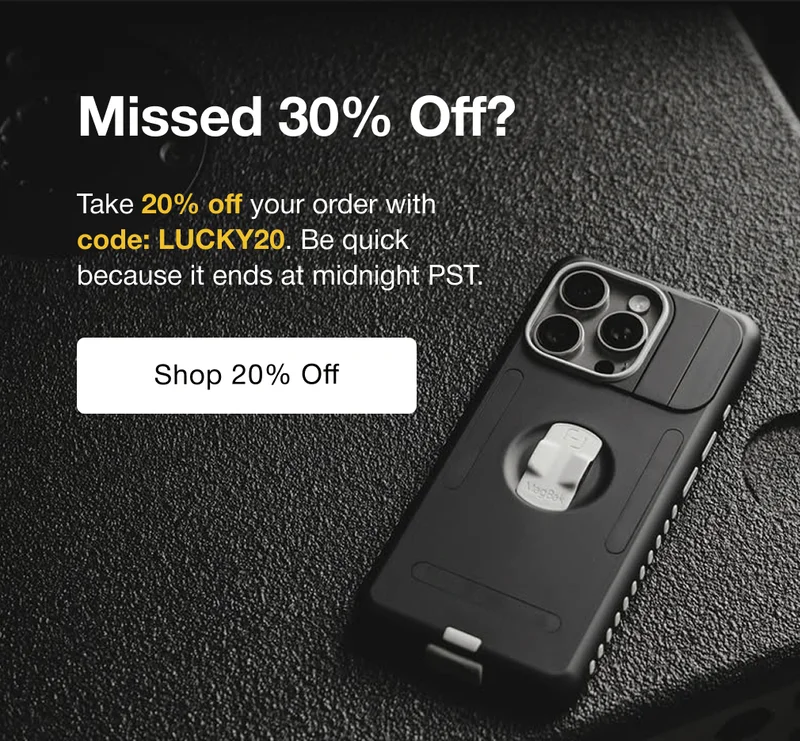 Missed 30% Off? Take 20% off your order with code: LUCKY20. Be quick because it ends at midnight PST.
