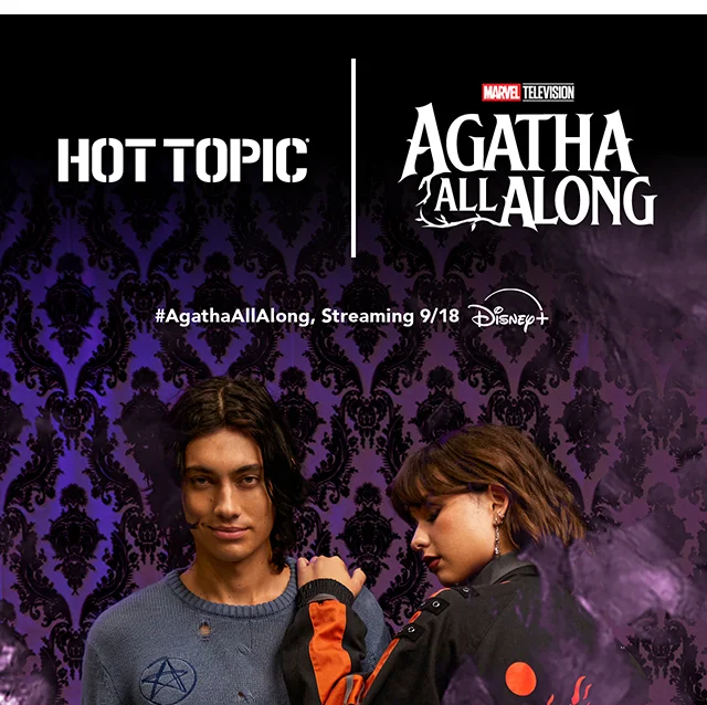 Hot Topic and Agatha All Along. Shop Now