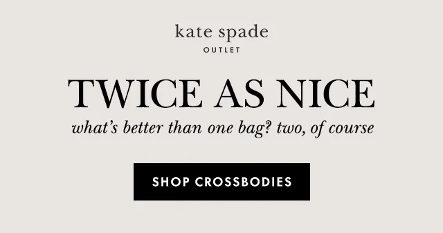 kate spade Outlet Twice As Nice Shop Crossbodies