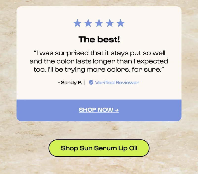 A quick sun breakdown - ♥ UVA = aging - These rays go deep. Think fine lines, dark spots, and long-term skin damage. - ♥ UVB = burning These hit the surface, hello sunburns, redness, and short-term irritation. - Click to glow & protect