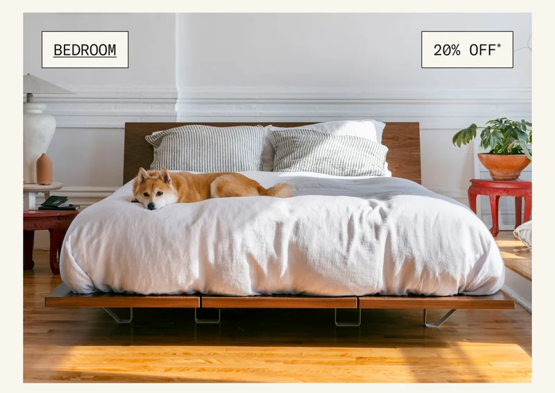 Save 20%* on Bedroom