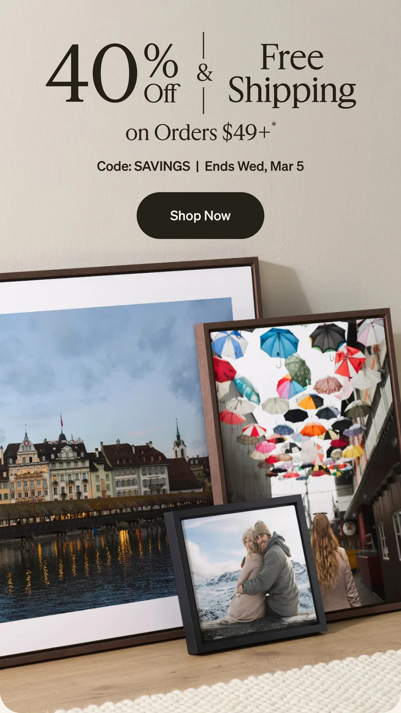 40% Off + free shipping on orders $49+
