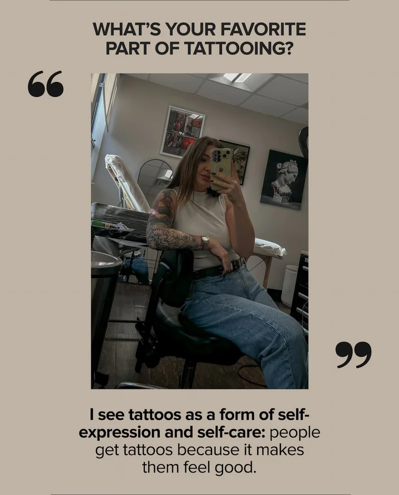 what's your favorite part of tattoing