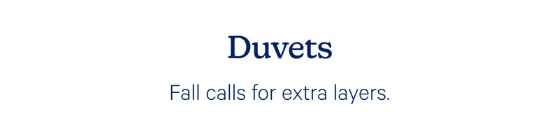 Duvets