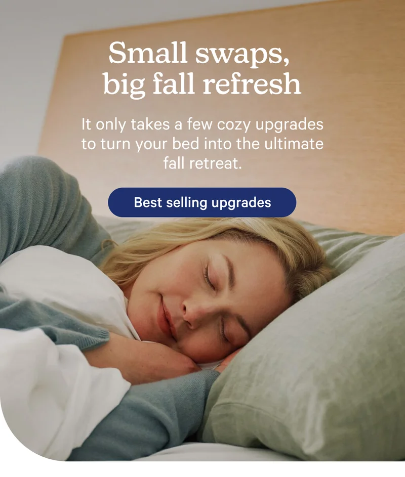 Small swaps, big fall refresh. It only takes a few cozy upgrades to turn your bed into the ultimate fall retreat.
