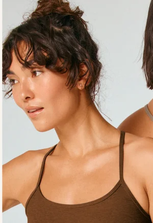 Spacedye Slim Racerback Cropped Tank