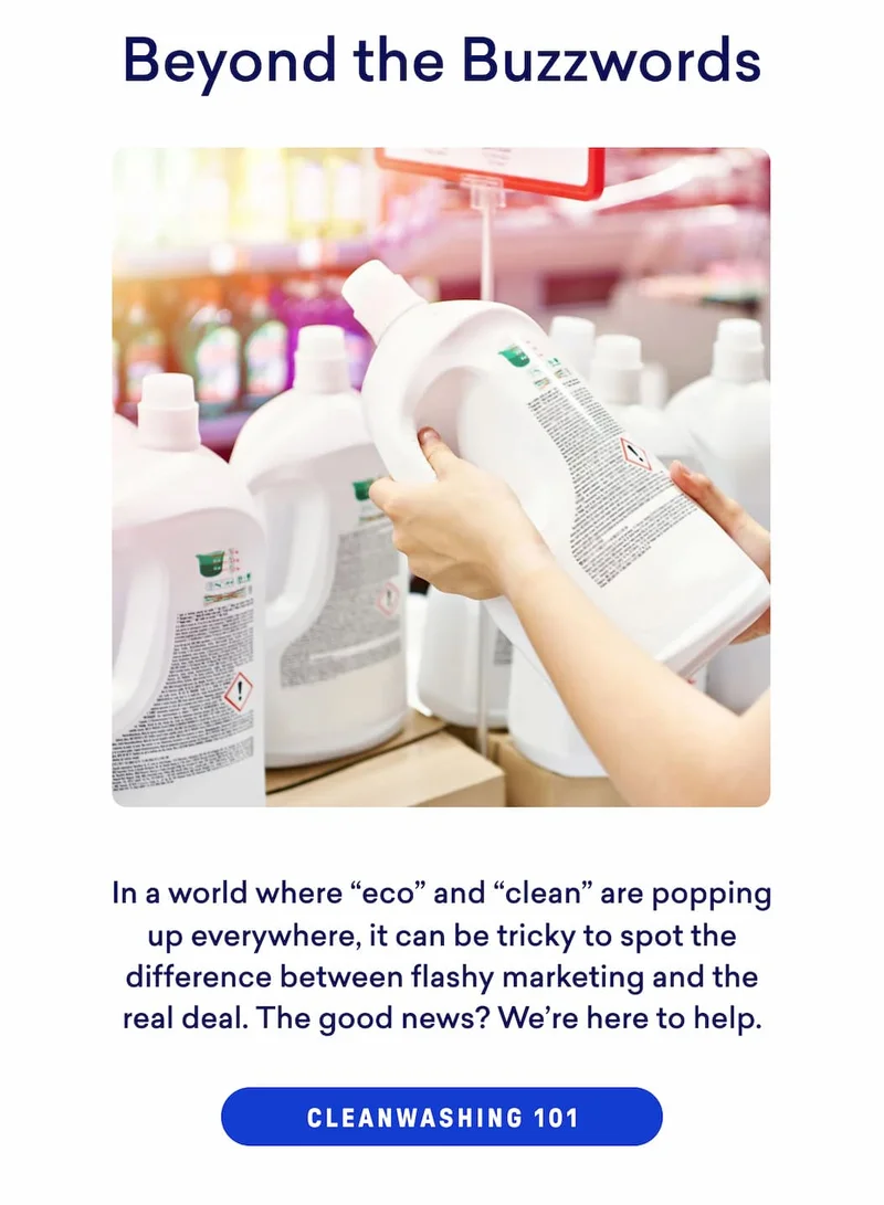 Cleanwashing 101: How to Know Something’s Actually “Clean”