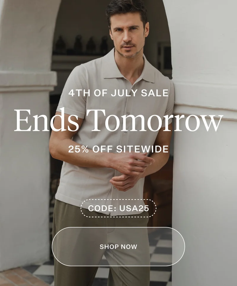 Shop Men's 25% Off Sitewide