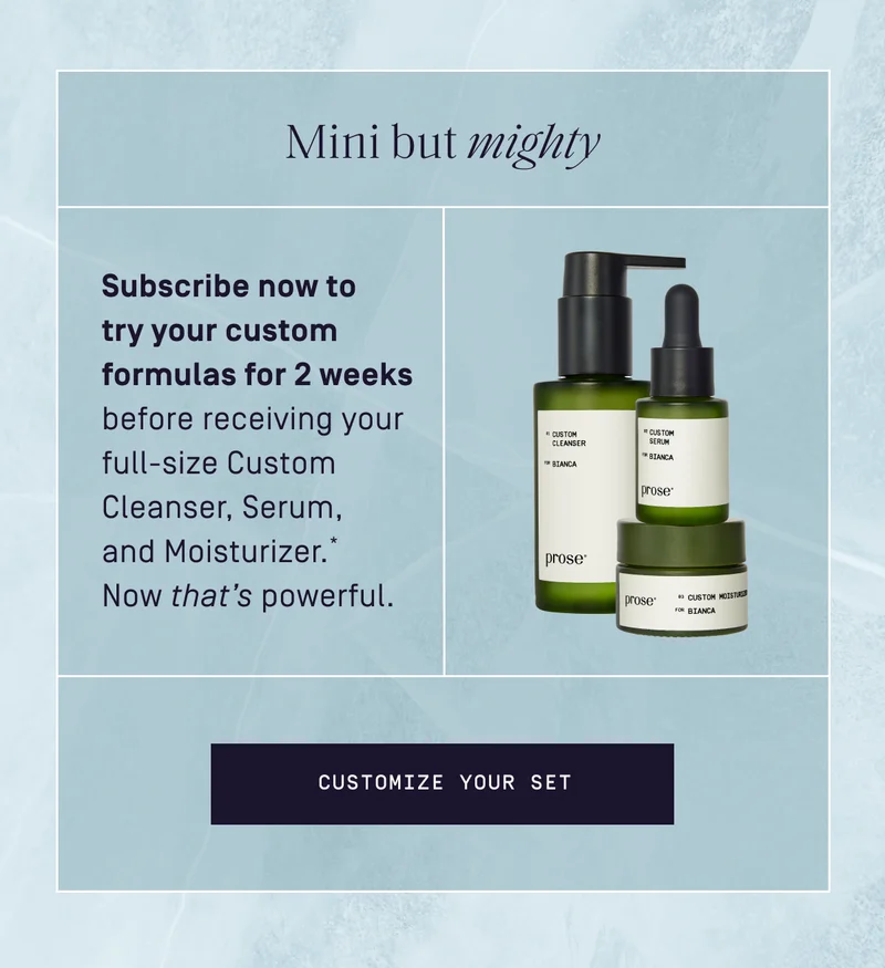 Mini but mighty | Customize your set