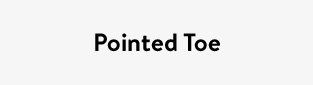 Pointed Toe