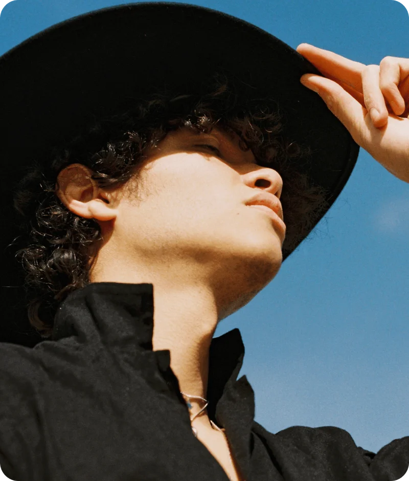 Man in a hat