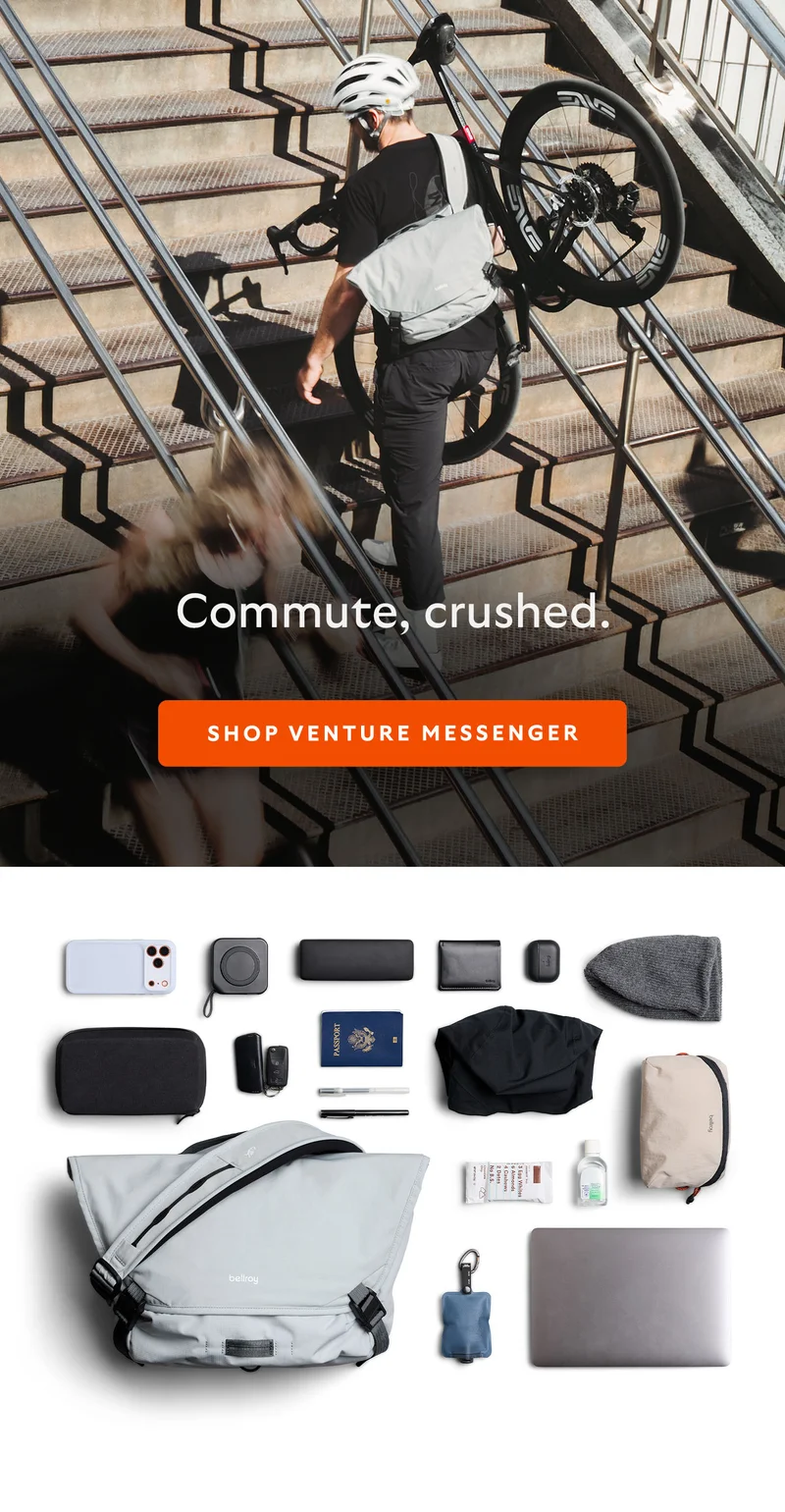 Commute, crushed.