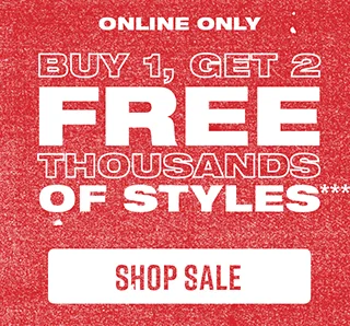 Online Only. Buy 1, Get 2 Free Thousands Of Styles. Shop Sale