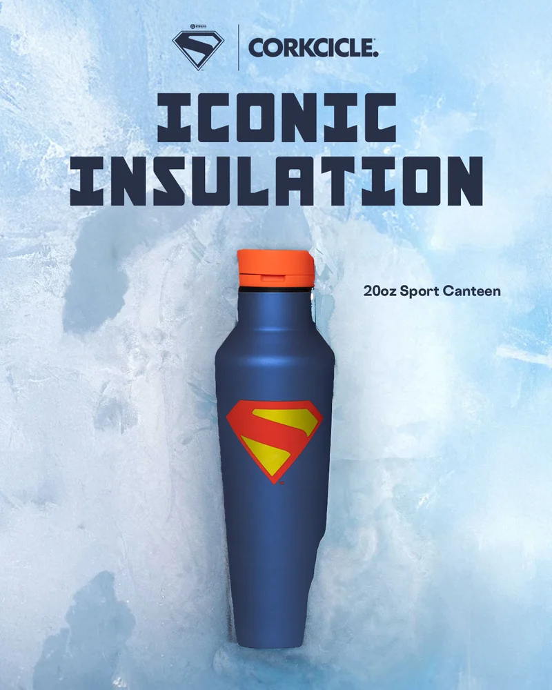 NEW Superman Sport Canteen