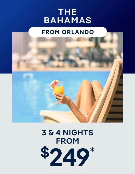 The Bahamas – 3 & 4 Nights From Orlando (Port Canaveral) – Click to View Cruises & Book Now