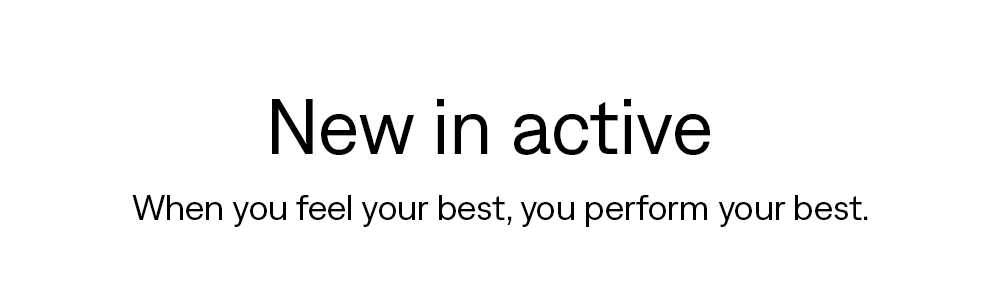 New in active