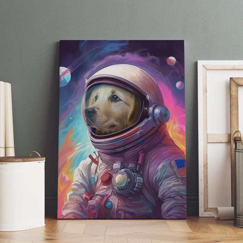 Image of Galactic Pet - Custom Pet Canvas