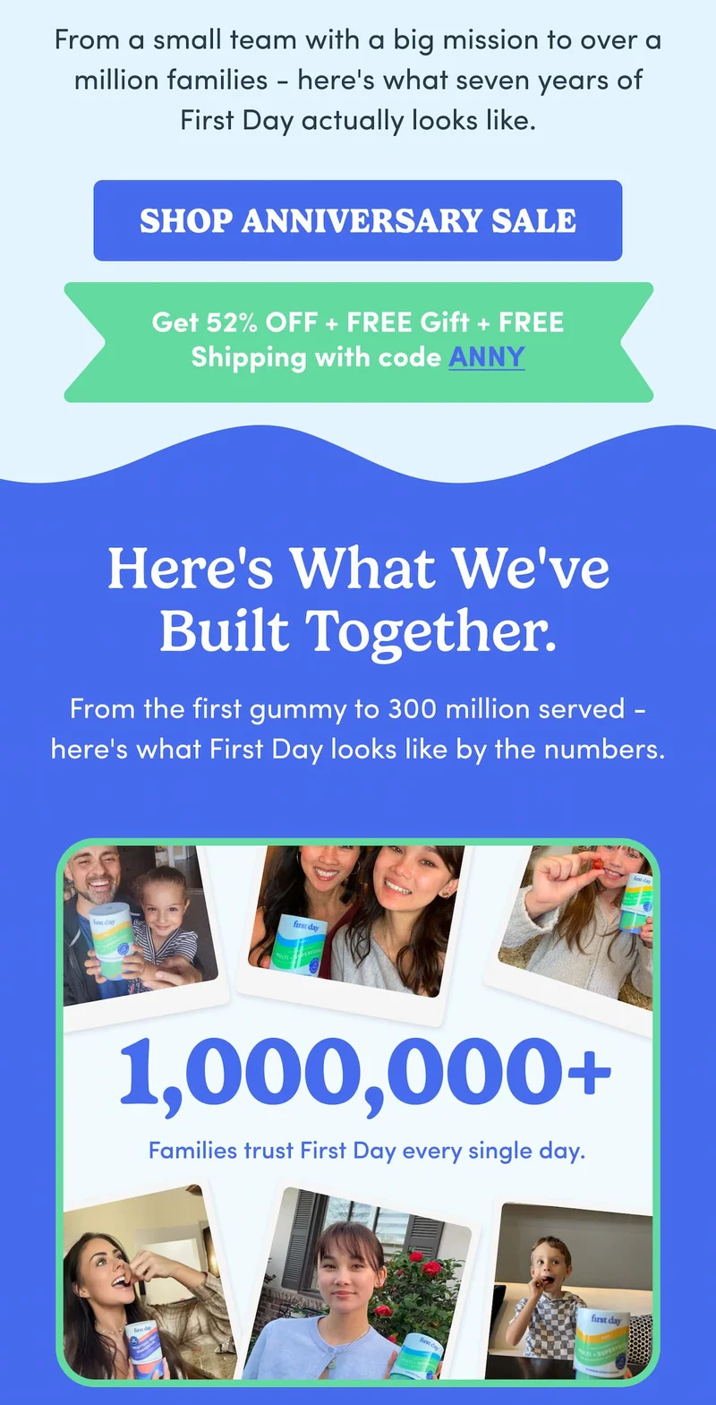 Here's What We've Built Together.